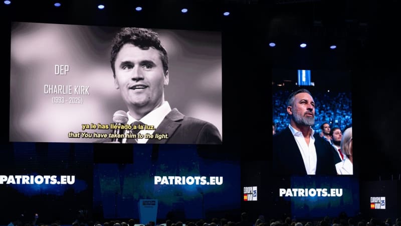 Mučedník pravice Charlie Kirk? Musíme ho využít, zaznělo na sjezdu Patriotů v Madridu