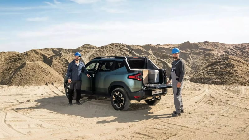 Dacia Duster se převléká do pracovního: Místo kufru dostala čtvercovou korbu