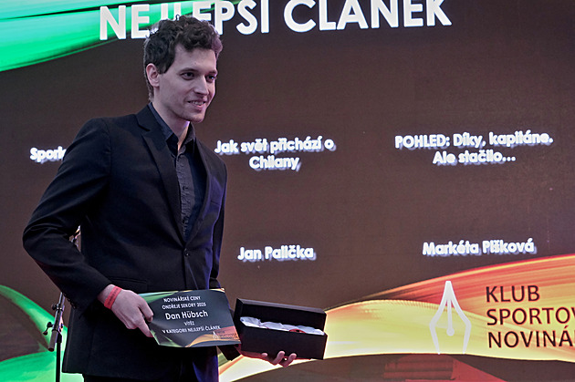 Ocenění pro iDNES.cz. Texty Dana Hübsche uspěly díky přesahu za hranice sportu