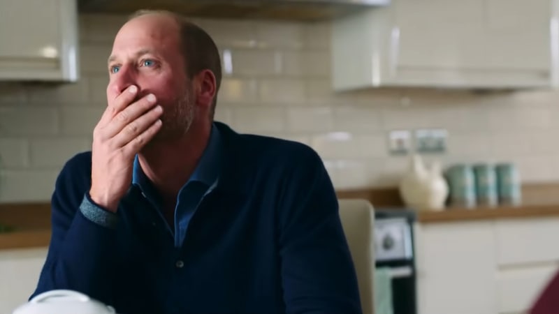 Princ William jen těžko zadržoval slzy. Dojal ho příběh ženy, jejíž manžel spáchal sebevraždu