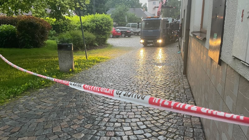 V parku v Třebíči našli ostatky muže. Okolnosti jeho smrti šetří policie